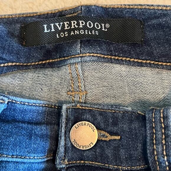 LIVERPOOL Los Angeles Denim Ankle Skinny Blue Mid Rise Jeans Size 2 - Picture 6 of 9